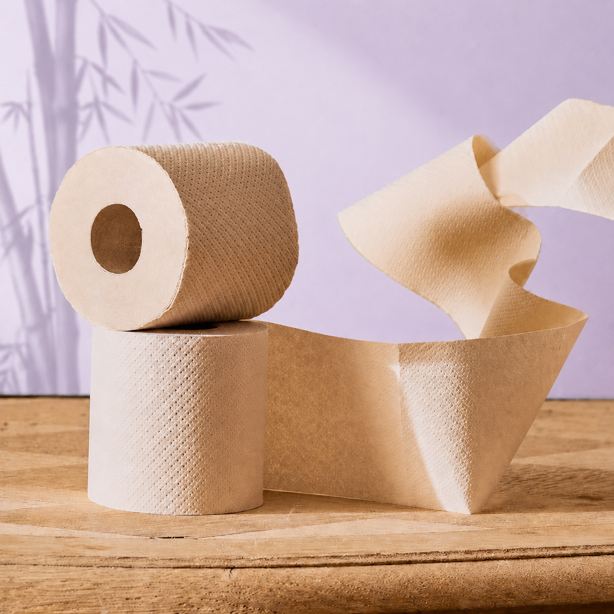 Unbleached Bamboo Toilet Paper