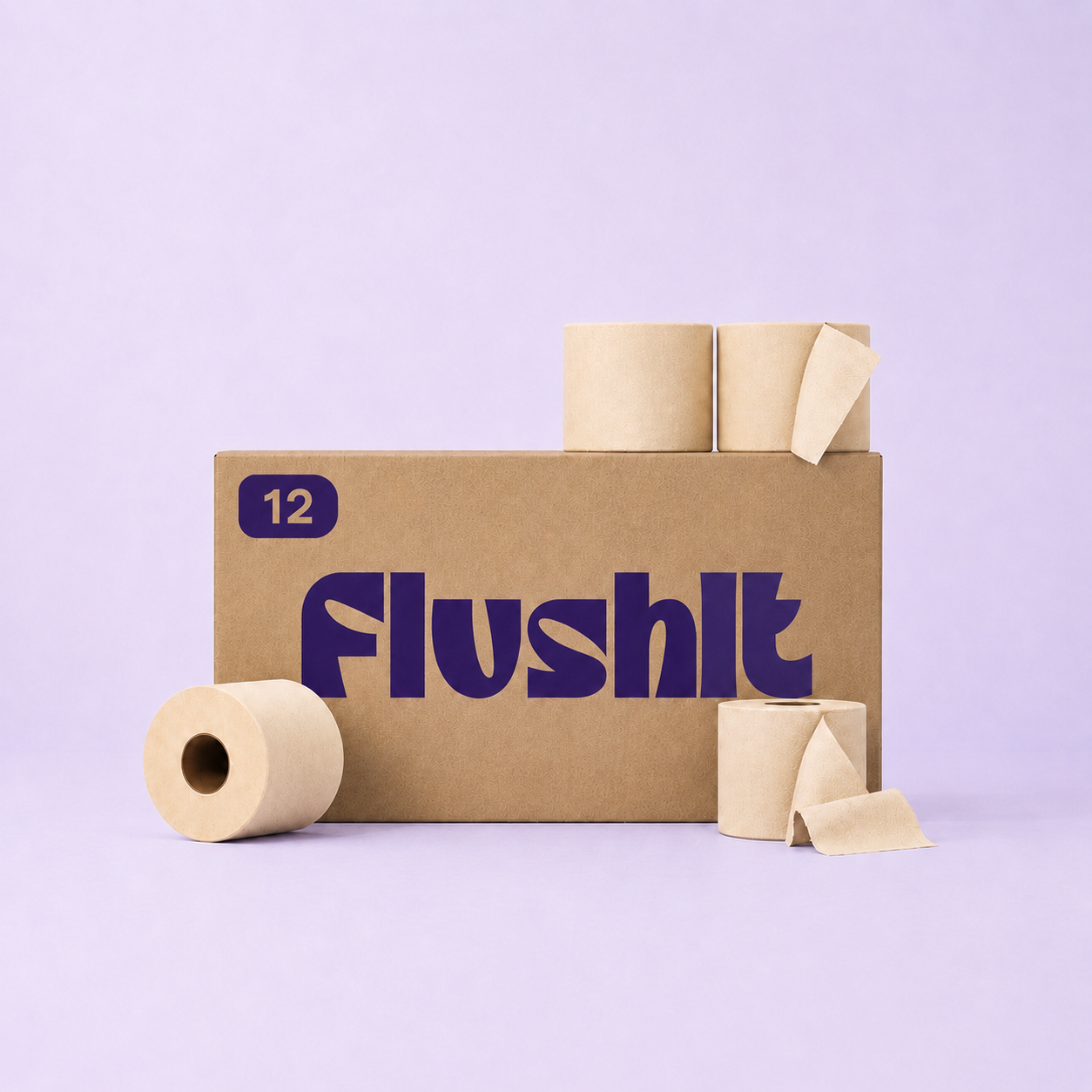 Unbleached Bamboo Toilet Paper